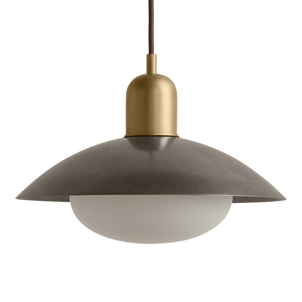 Brass Arundel Mushroom Pendant