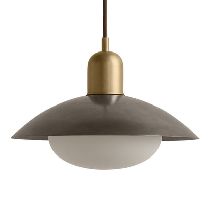 Brass Arundel Mushroom Pendant