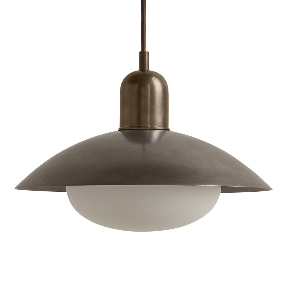Brass Arundel Mushroom Pendant