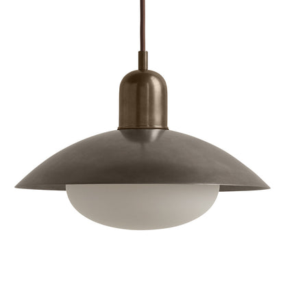 Brass Arundel Mushroom Pendant