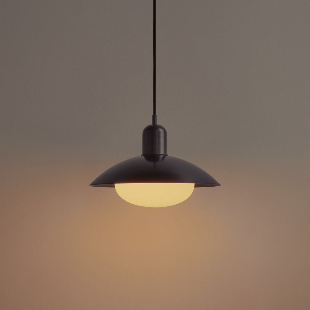 Brass Arundel Mushroom Pendant