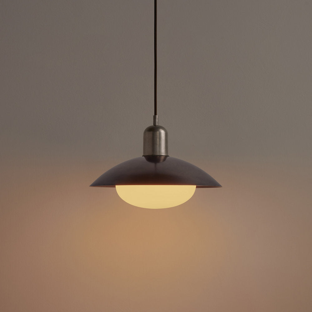 Brass Arundel Mushroom Pendant