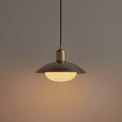 Brass Arundel Mushroom Pendant