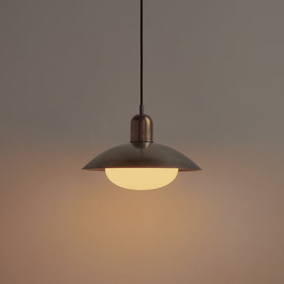 Brass Arundel Mushroom Pendant