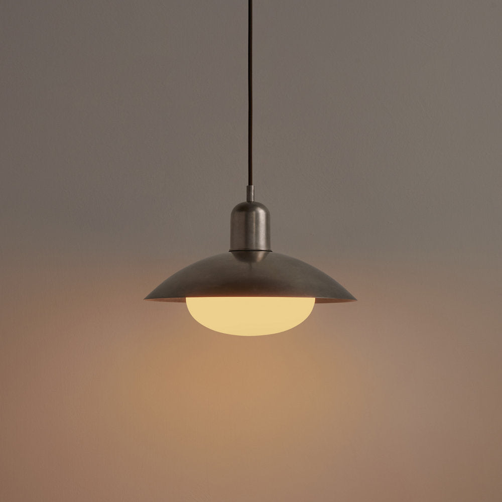 Brass Arundel Mushroom Pendant
