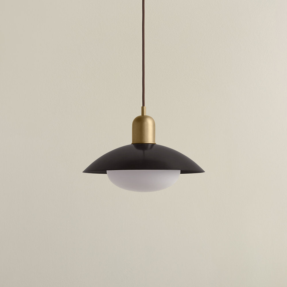 Brass Arundel Mushroom Pendant