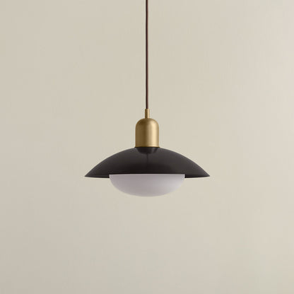 Brass Arundel Mushroom Pendant