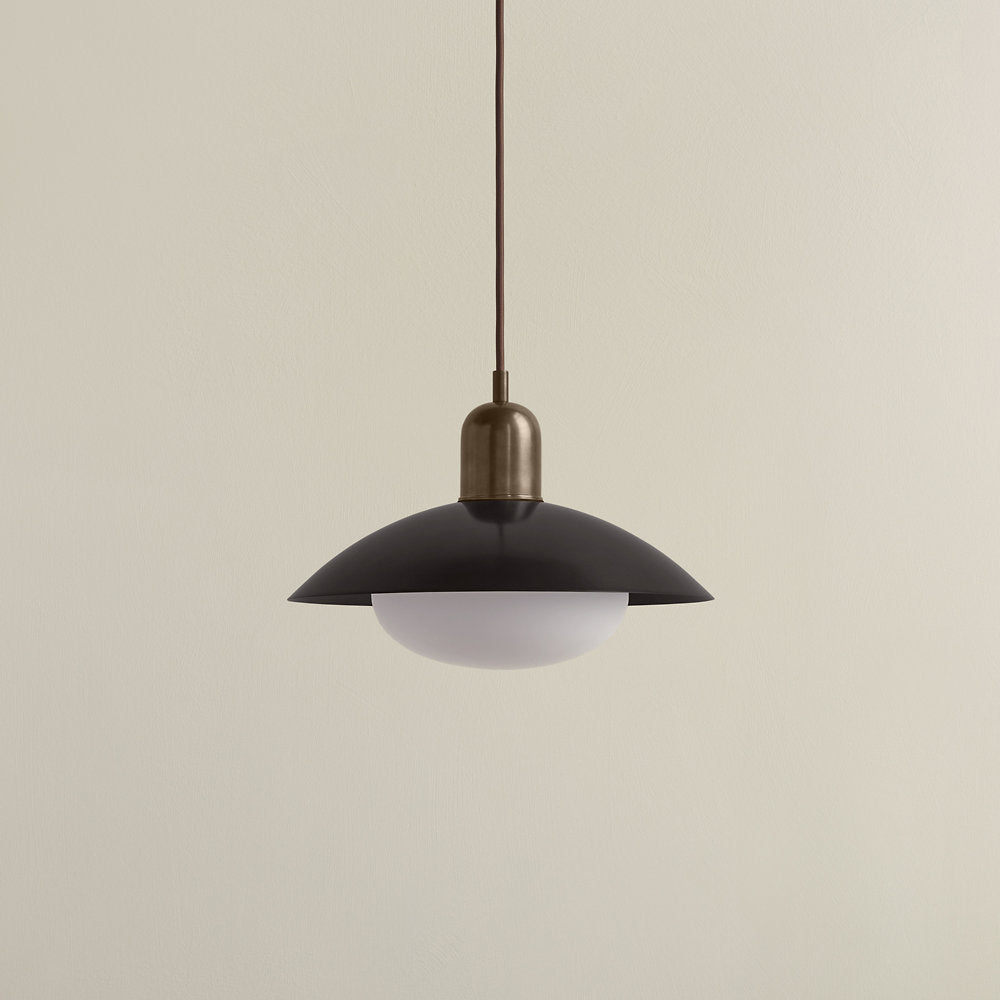 Brass Arundel Mushroom Pendant