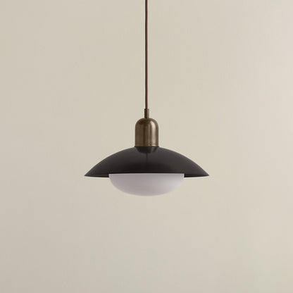 Brass Arundel Mushroom Pendant