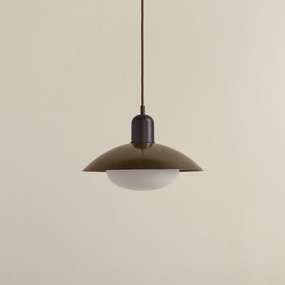 Brass Arundel Mushroom Pendant