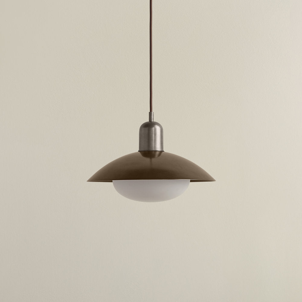 Brass Arundel Mushroom Pendant