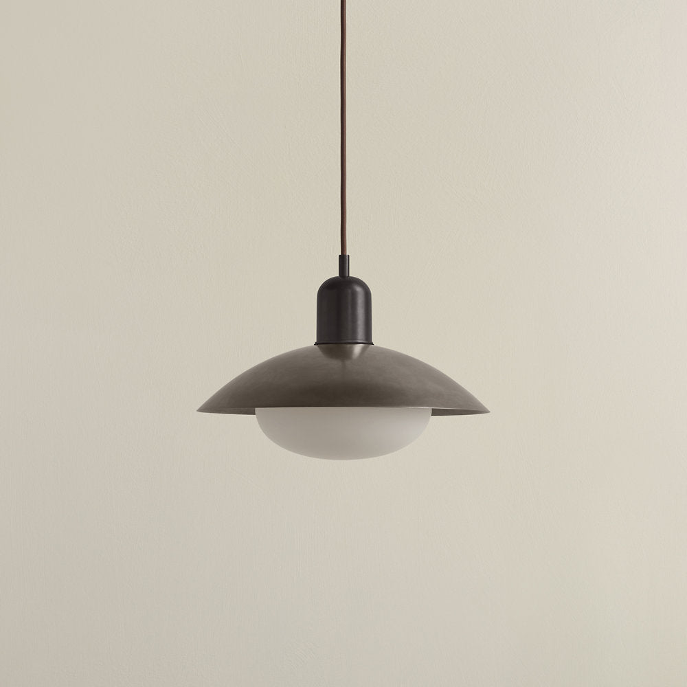 Brass Arundel Mushroom Pendant