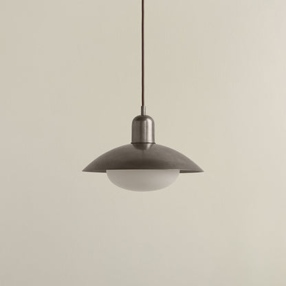 Brass Arundel Mushroom Pendant