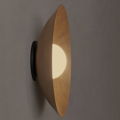 Arundel Orb Brass Slim Wall / Flushmount