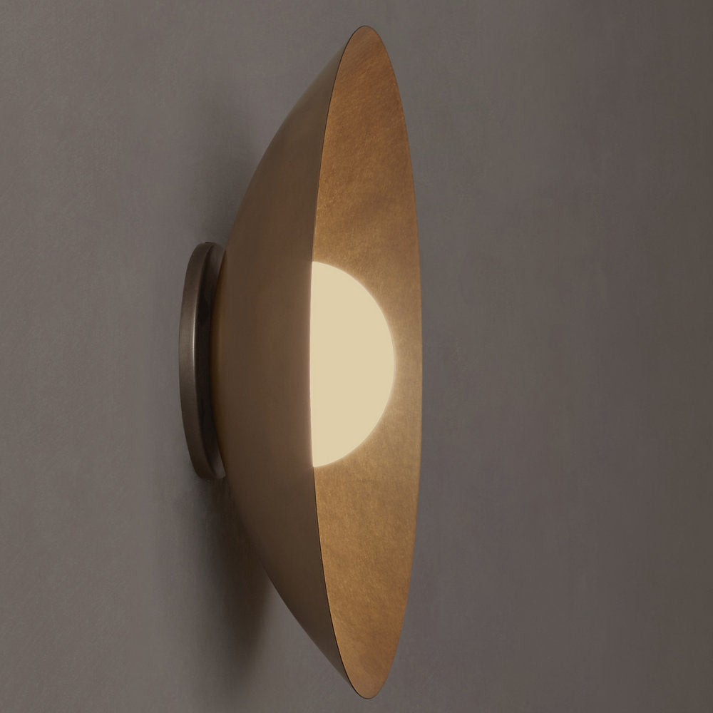 Arundel Orb Brass Slim Wall / Flushmount