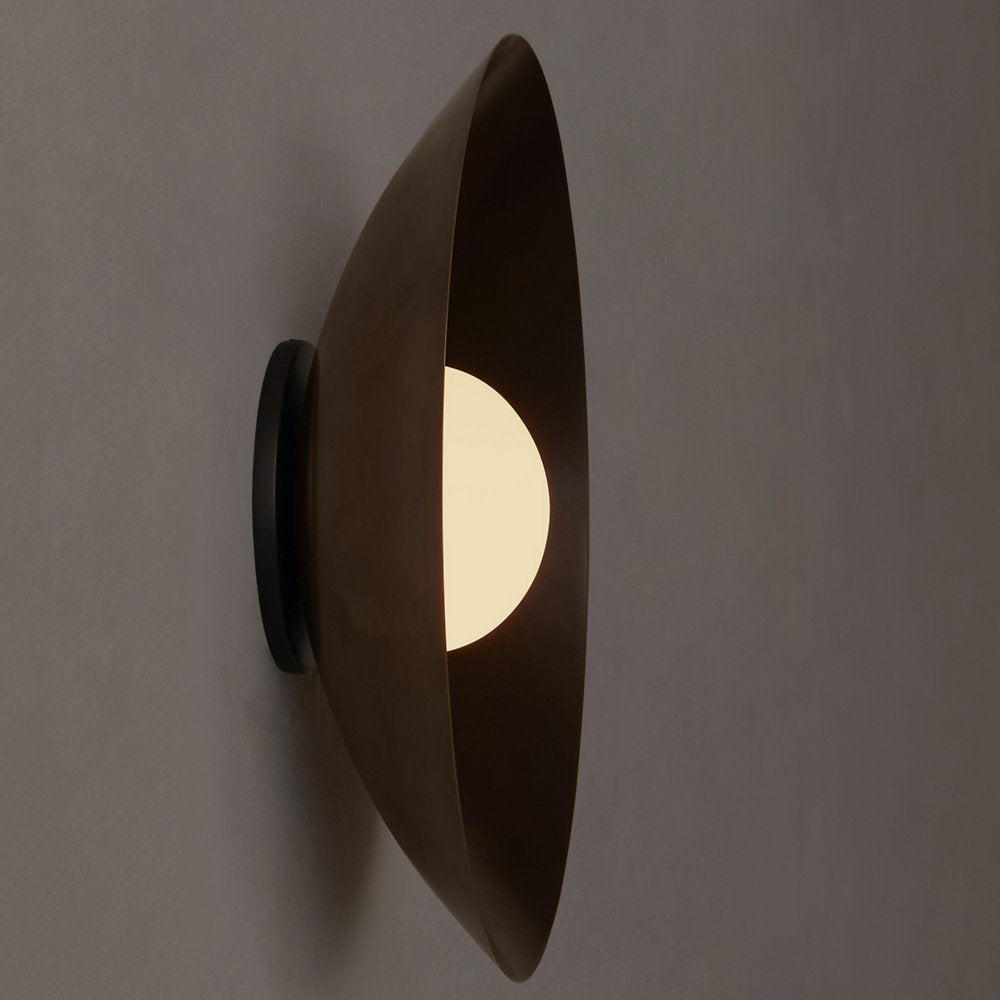 Arundel Orb Brass Slim Wall / Flushmount