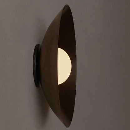 Arundel Orb Brass Slim Wall / Flushmount