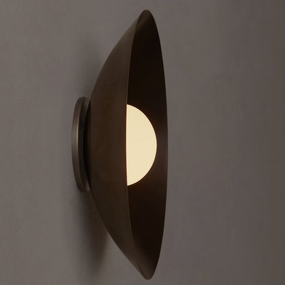 Arundel Orb Brass Slim Wall / Flushmount
