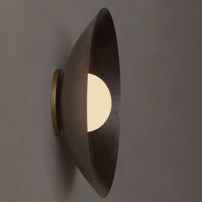 Arundel Orb Brass Slim Wall / Flushmount