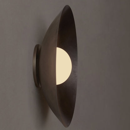 Arundel Orb Brass Slim Wall / Flushmount