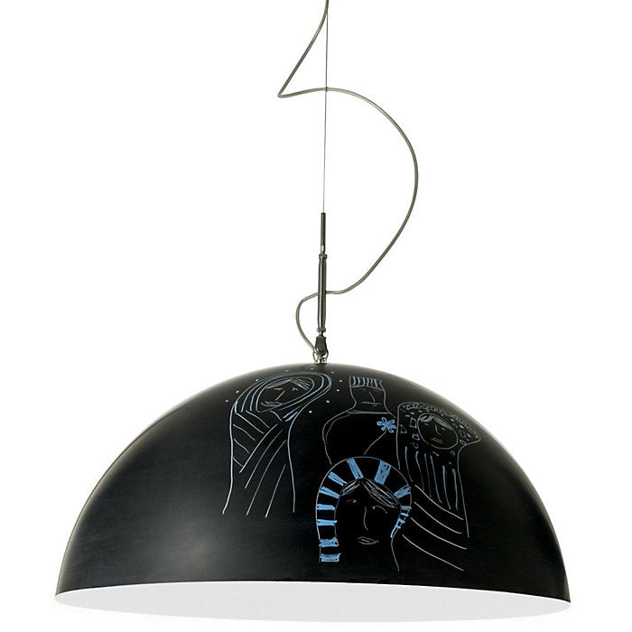 Mezza Luna Lavagna Pendant
