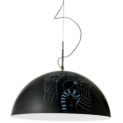 Mezza Luna Lavagna Pendant