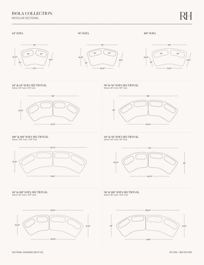 Isola 2-Piece Sofa