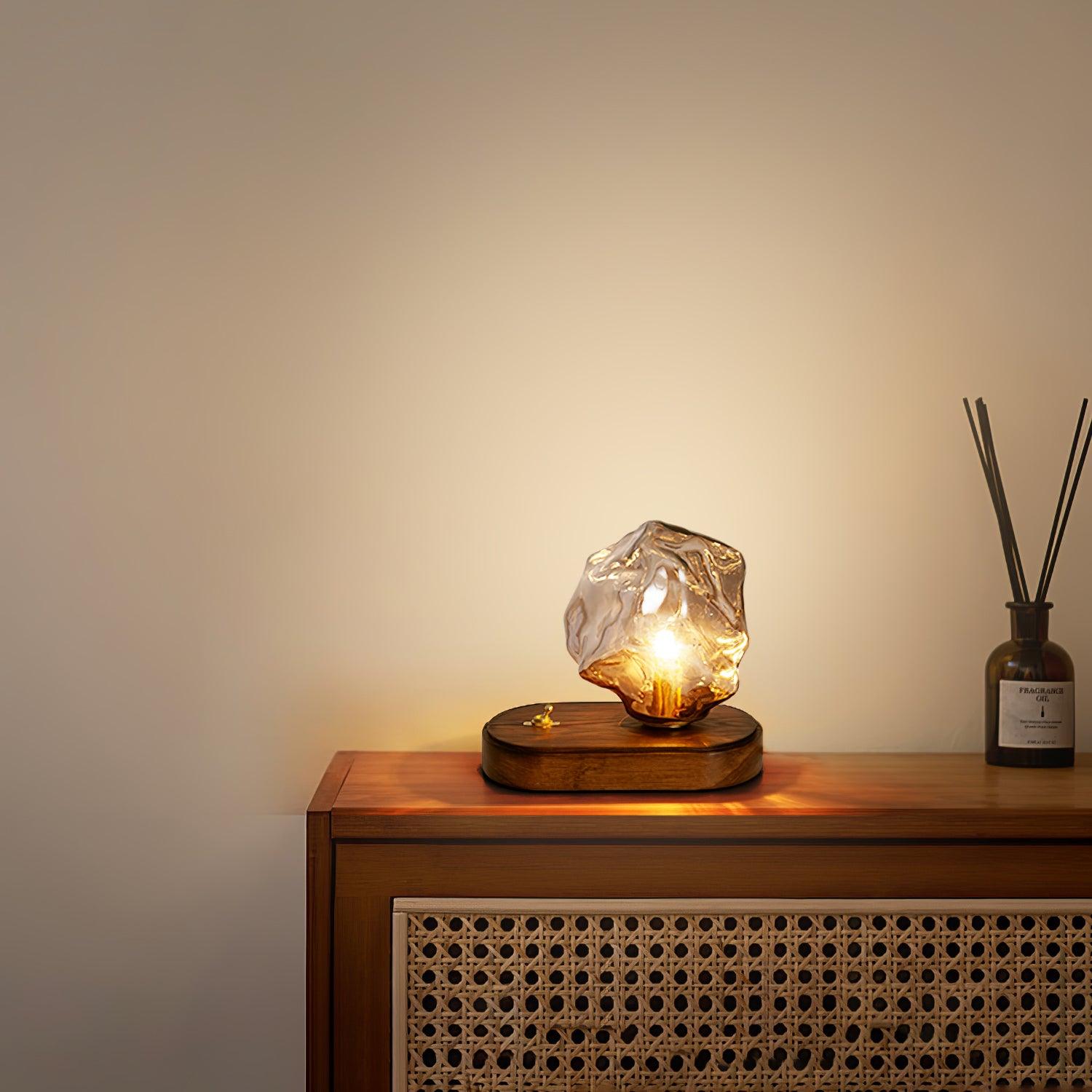 Ice Stone Glass Table Lamp Table lamp