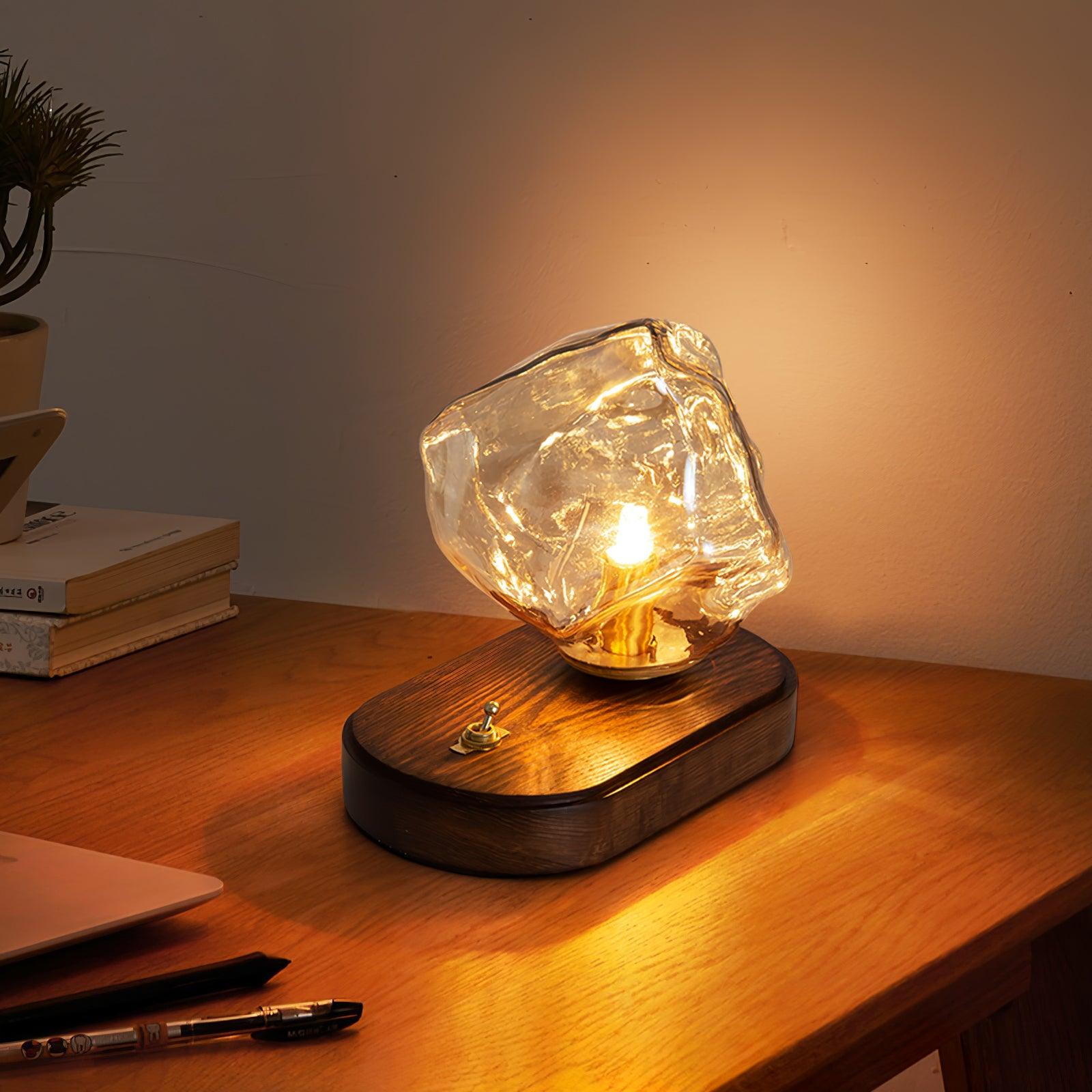 Ice Stone Glass Table Lamp Table lamp