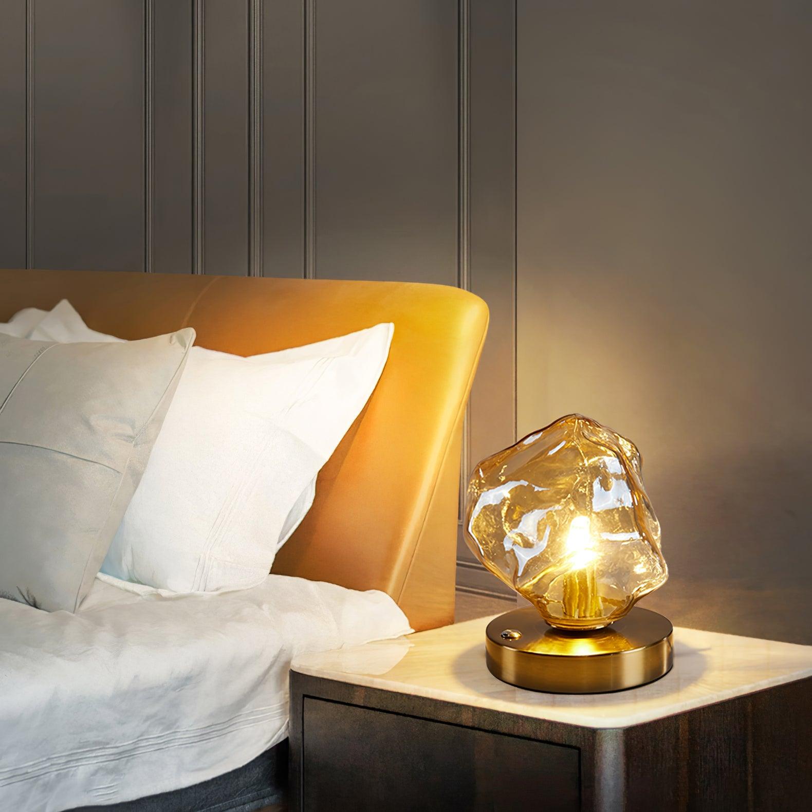 Ice Stone Glass Table Lamp Table lamp