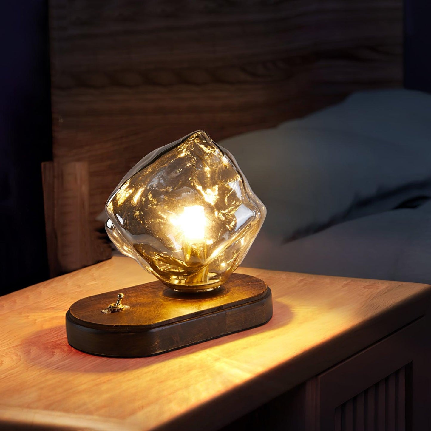 Ice Stone Glass Table Lamp Table lamp