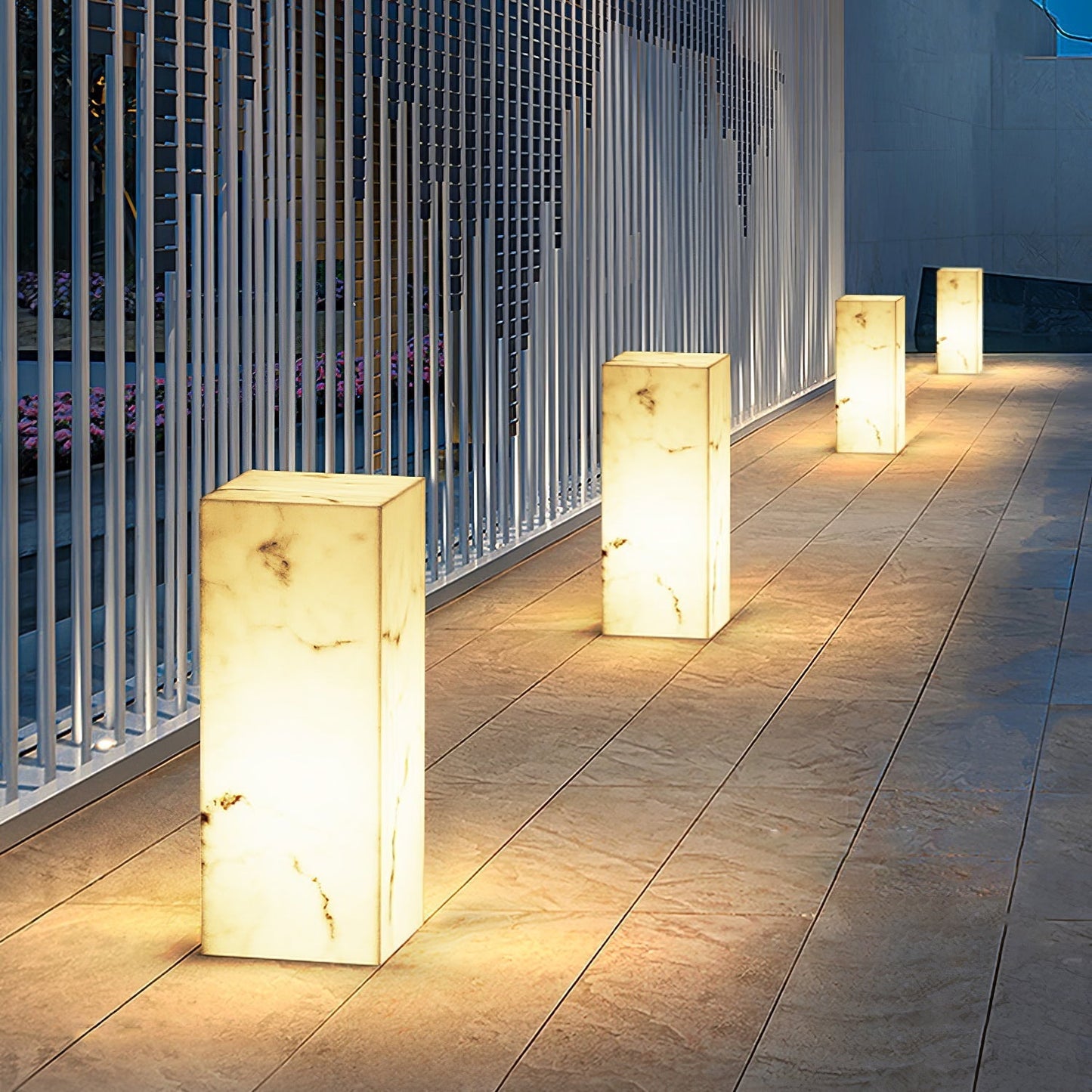 Imitation Marble Cube Outdoor Light Outdoor Lighting