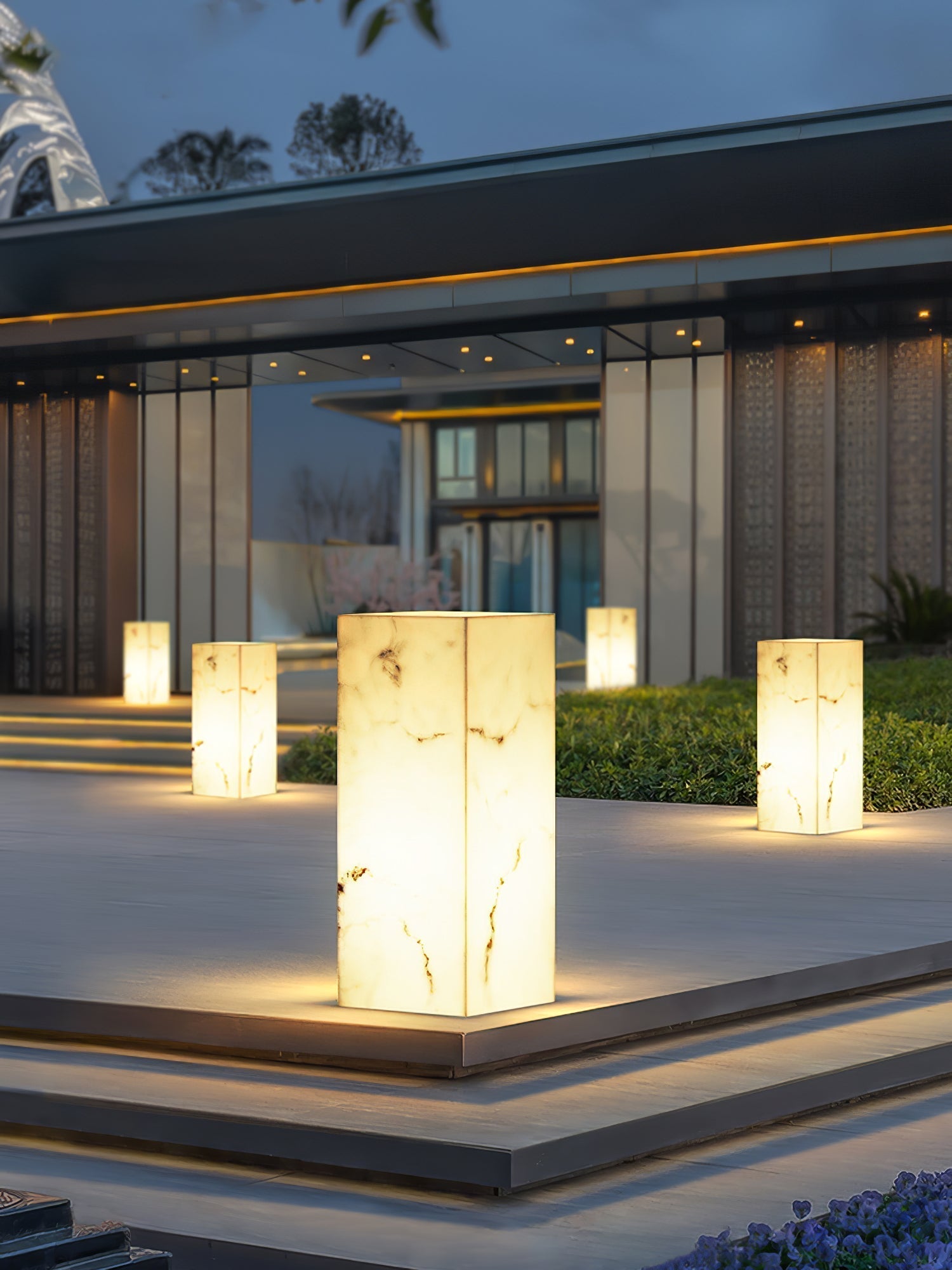 Imitation Marble Cube Outdoor Light Outdoor Lighting
