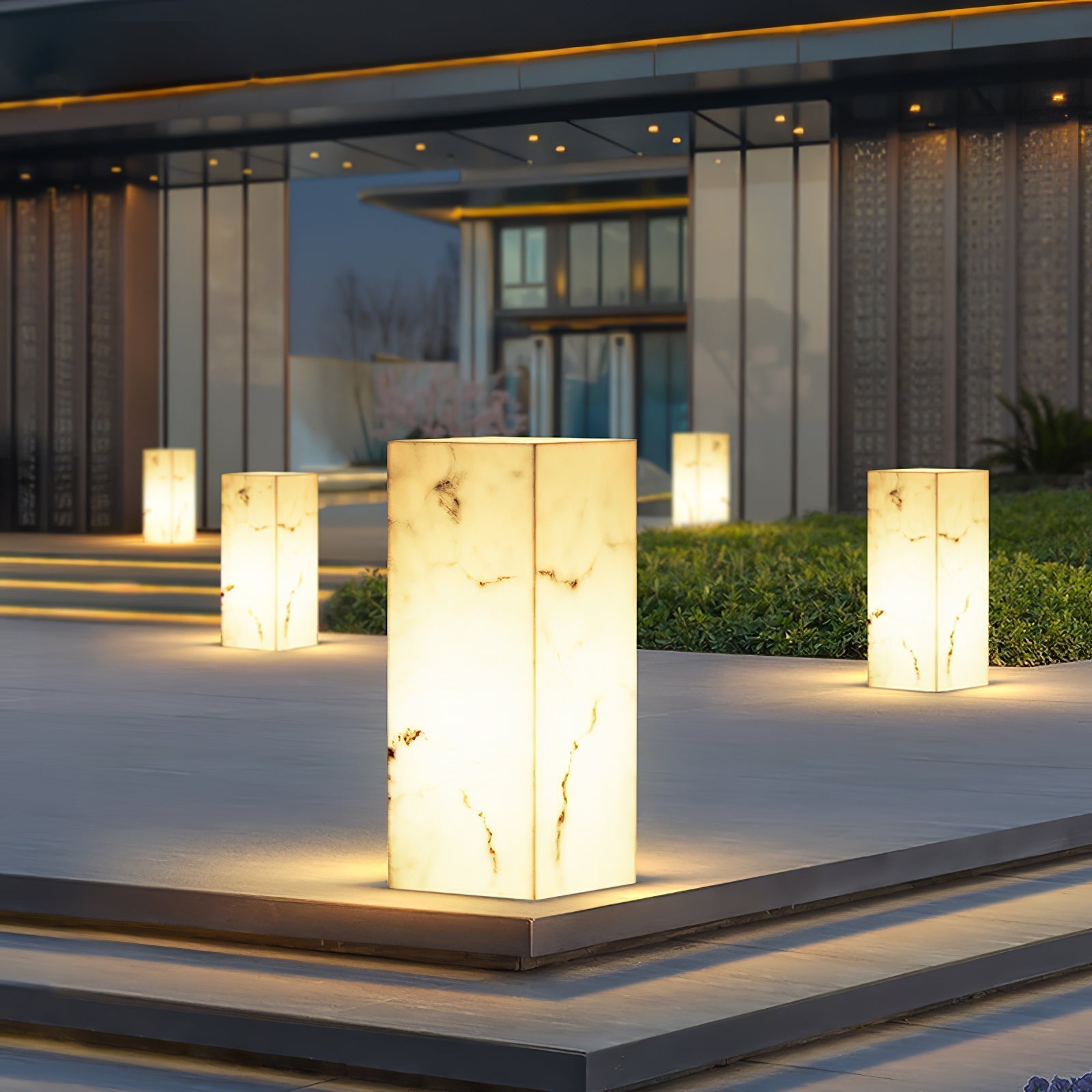 Imitation Marble Cube Outdoor Light Outdoor Lighting