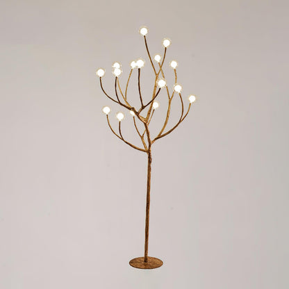 Imitation Wood Floor Lamp 16Heads Dia 31.5″ x H 74.8″ / Dia 80cm x H 190cm / Wood color / US Plug Floor lamp