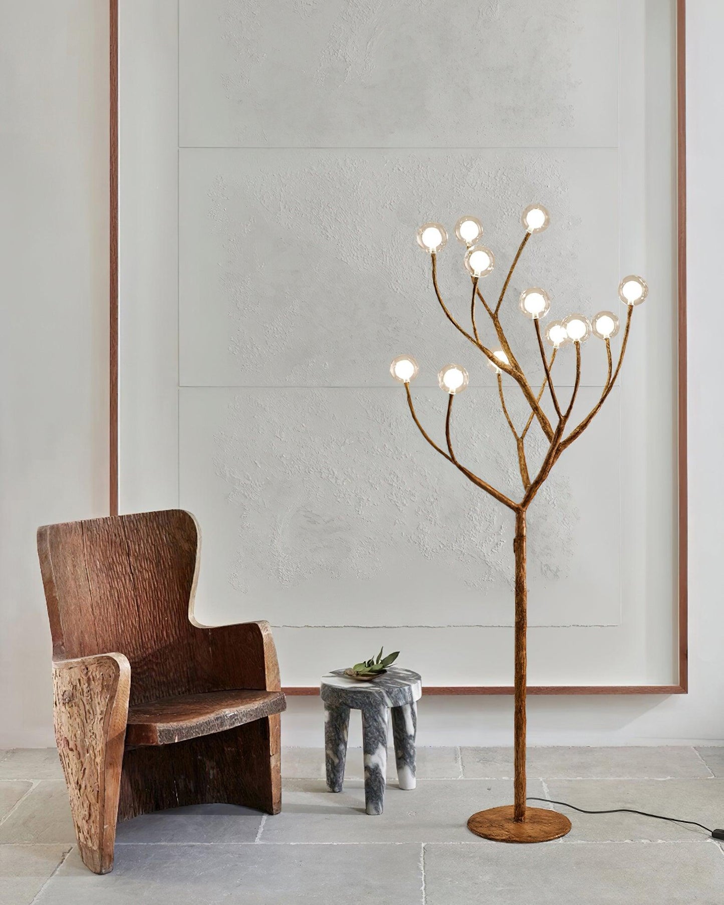 Imitation Wood Floor Lamp Floor lamp