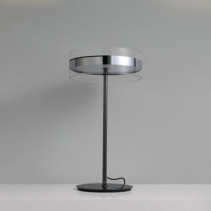 Impex Florina Chrome Table Lamp Dia 7.9″ x H 15.7″ / Dia 20cm x H 40cm / Chrome / US plug Table lamp