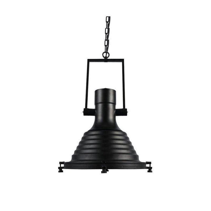 Industrial Country Metal pendant Light Dia 13.8″ x H 19.7″ / Dia 35cm x H 50cm / Black Pendant light