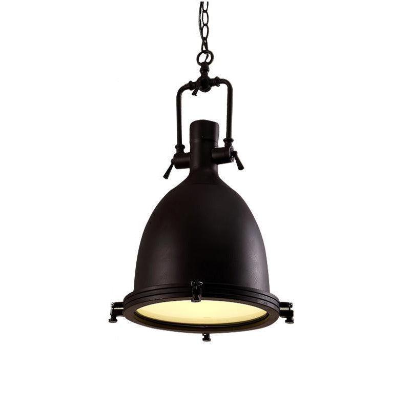 Industrial Country Metal pendant Light Dia 14.1″ x H 22″ / Dia 36cm x H 56cm / Black Pendant light