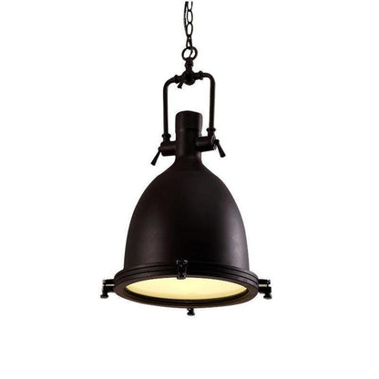 Industrial Country Metal pendant Light Dia 14.1″ x H 22″ / Dia 36cm x H 56cm / Black Pendant light