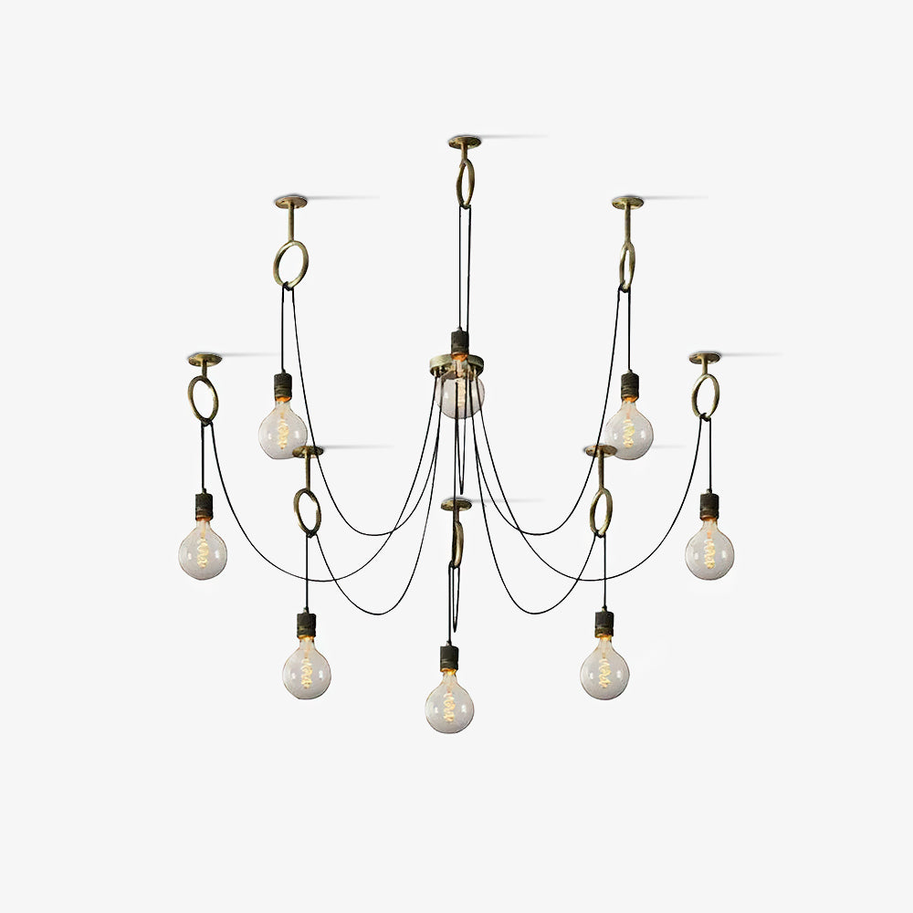 Industrial Spider Chandelier Chandelier