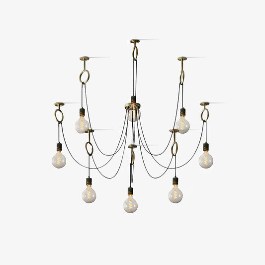 Industrial Spider Chandelier Chandelier