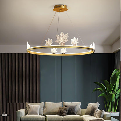 Ion Leaf Chandelier Chandelier