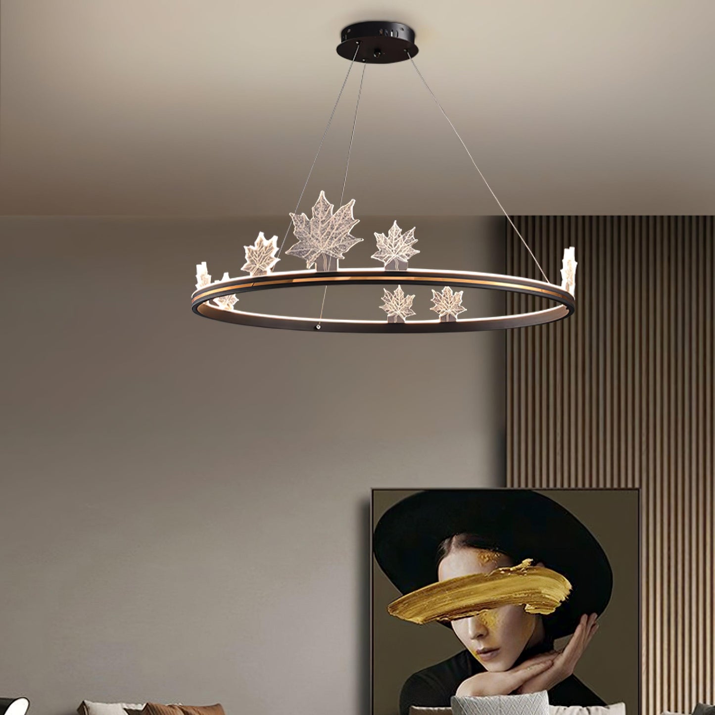 Ion Leaf Chandelier Chandelier