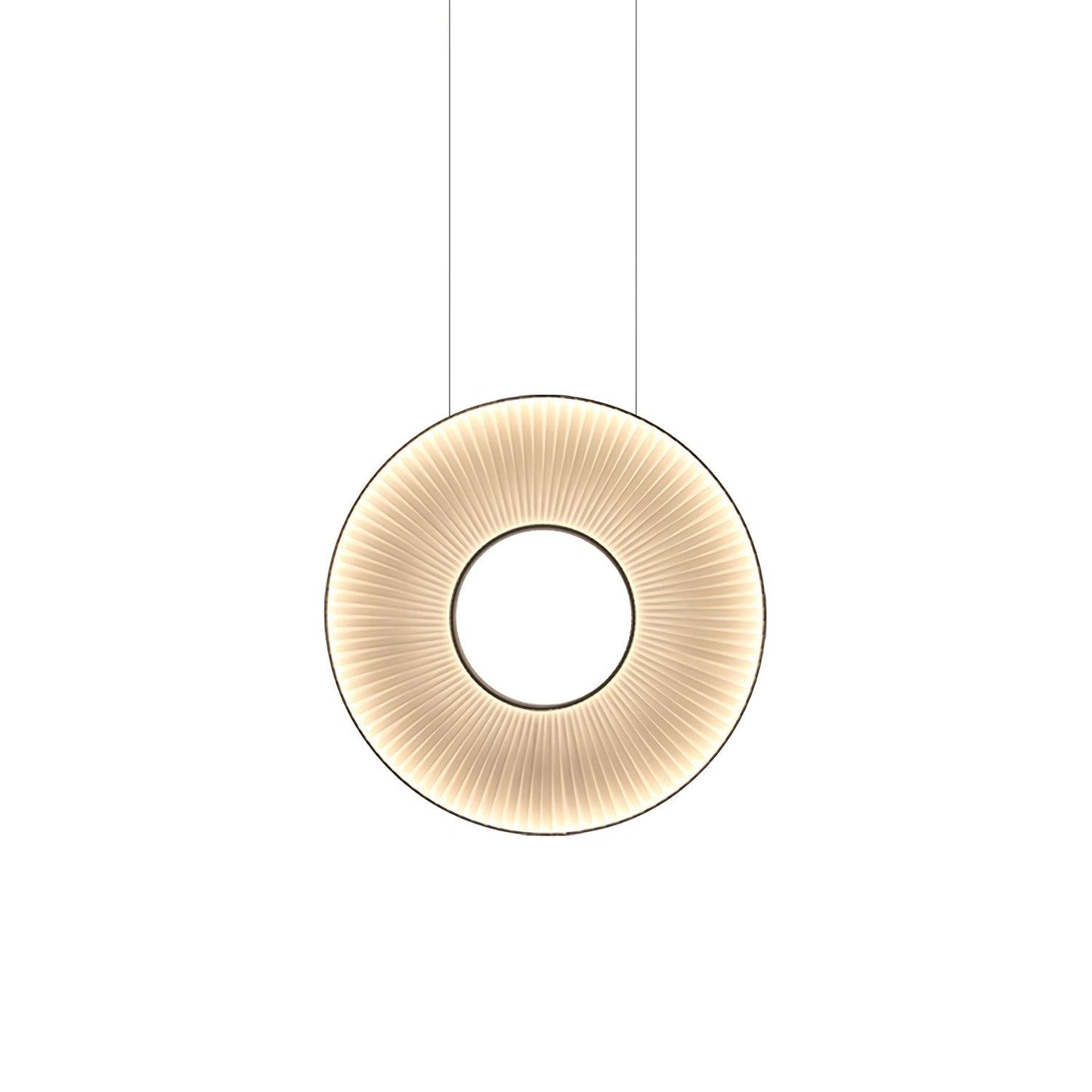 Iris Pendant Lamp Vertical ? 23.6″ x H 23.6″ / Dia 60cm x H 60cm / White / Dual Color Temperature Pendant light