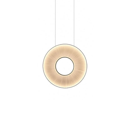 Iris Pendant Lamp Vertical ? 15.7″ x H 15.7″ / Dia 40cm x H 40cm / White / Dual Color Temperature Pendant light