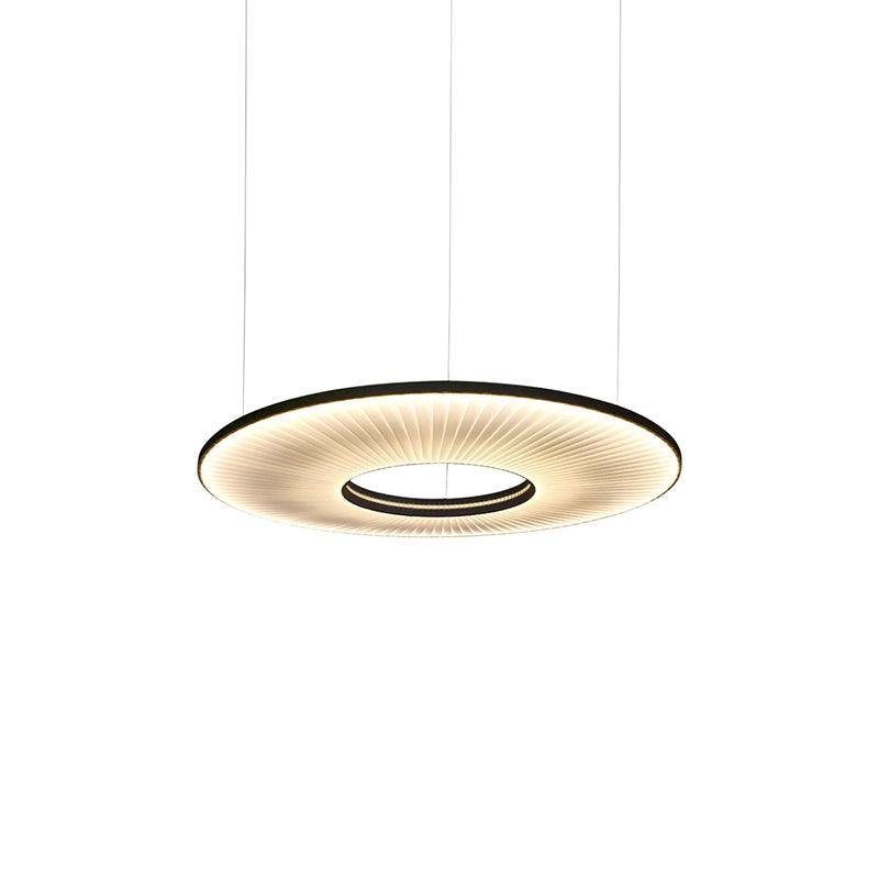 Iris Pendant Lamp Horizontal ? 23.6″ x H 1.4″ / Dia 60cm x H 3.5cm / White / Dual Color Temperature Pendant light