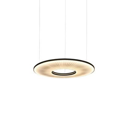 Iris Pendant Lamp Horizontal ? 15.7″ x H 1.4″ / Dia 40cm x H 3.5cm / White / Dual Color Temperature Pendant light