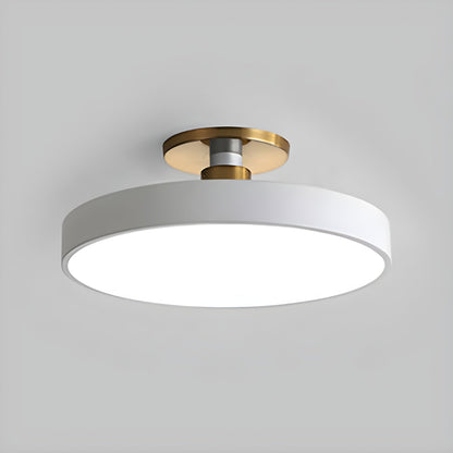 Isla Flush Mount Ceiling Lamp ? 11.8″ x H 5.1″ / White / Warm Light 1001 Ceiling lamp