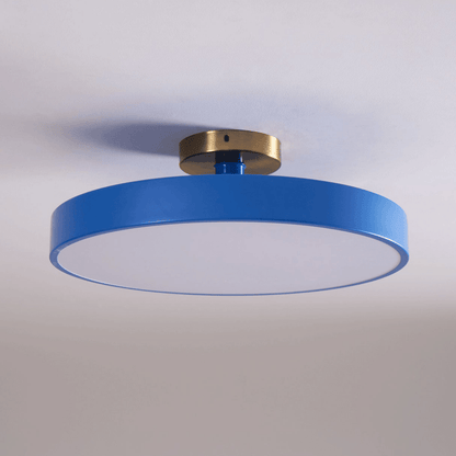 Isla Flush Mount Ceiling Lamp ? 11.8″ x H 5.1″ / Blue / Warm Light 1001 Ceiling lamp